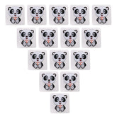 Kuber Industries Hooks For Wall|Durable & Rust-Proof|Self Adhesive Hook|Multipurpose Hooks for Bathroom, Kitchen|Pack of 15|Transparent